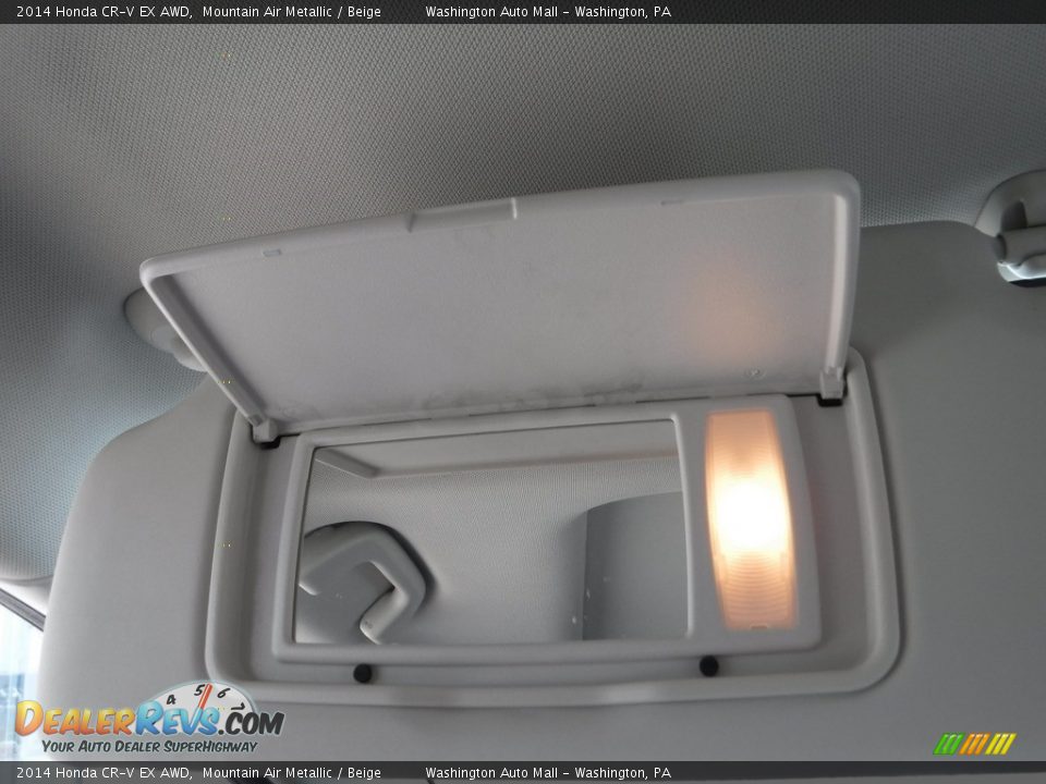 2014 Honda CR-V EX AWD Mountain Air Metallic / Beige Photo #26