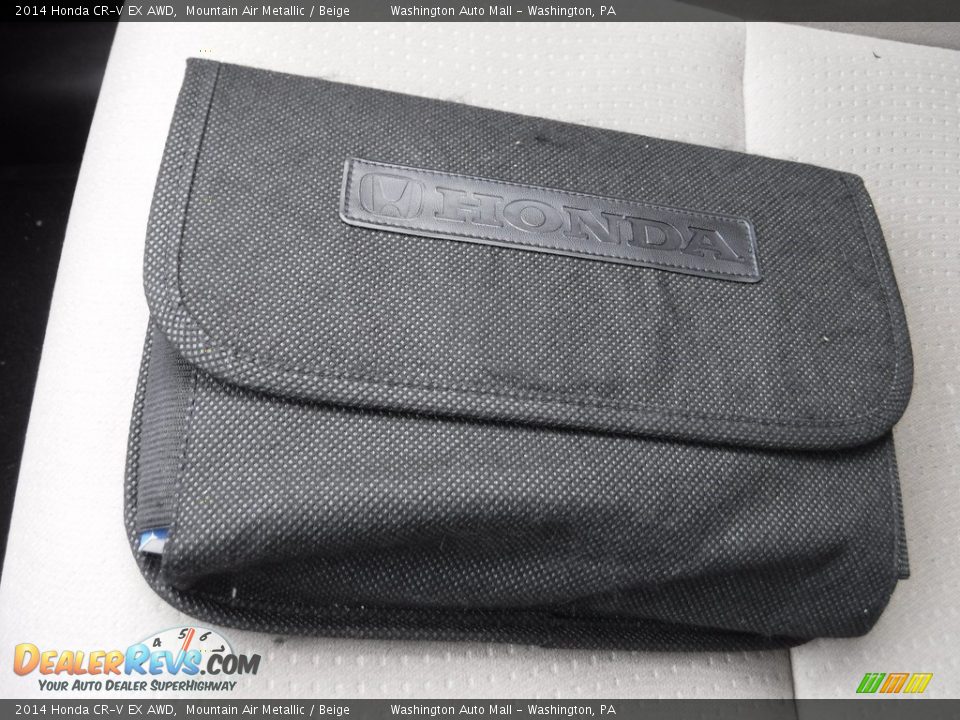 2014 Honda CR-V EX AWD Mountain Air Metallic / Beige Photo #29