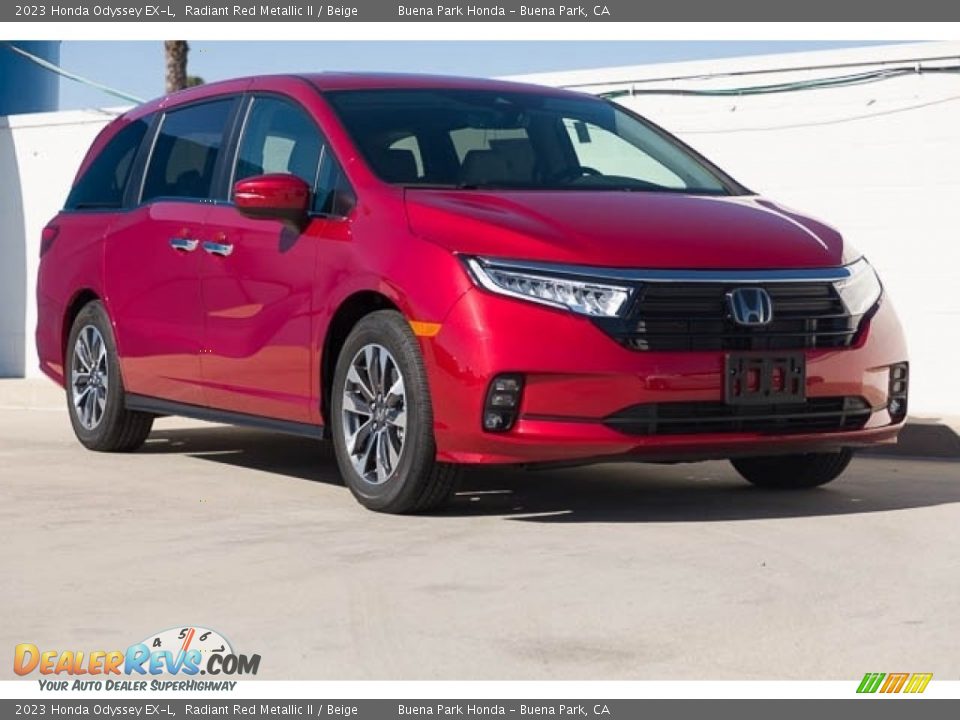 2023 Honda Odyssey EX-L Radiant Red Metallic II / Beige Photo #1