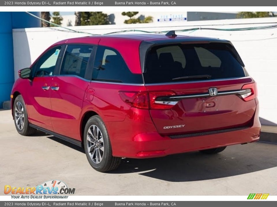 2023 Honda Odyssey EX-L Radiant Red Metallic II / Beige Photo #2