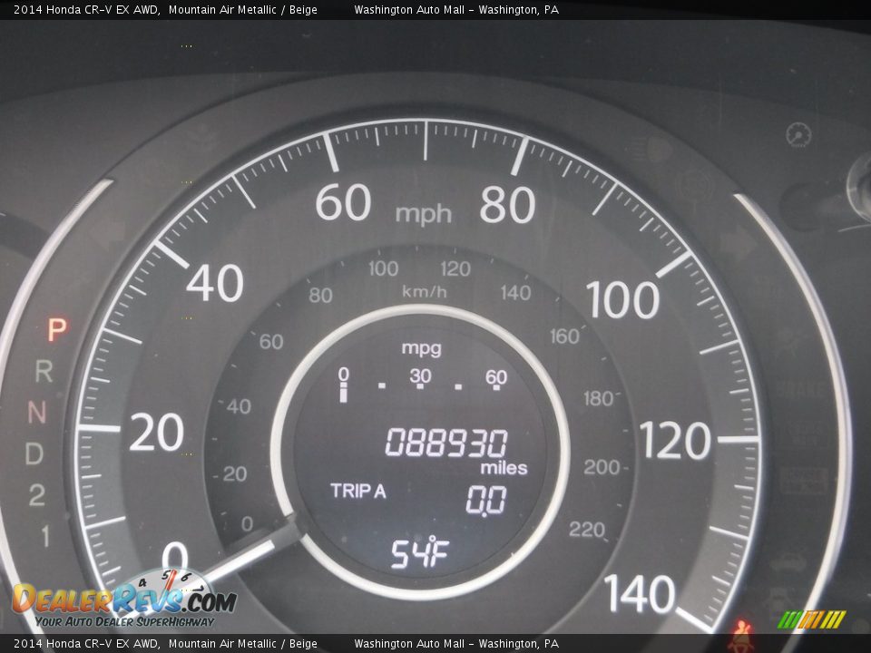 2014 Honda CR-V EX AWD Mountain Air Metallic / Beige Photo #32