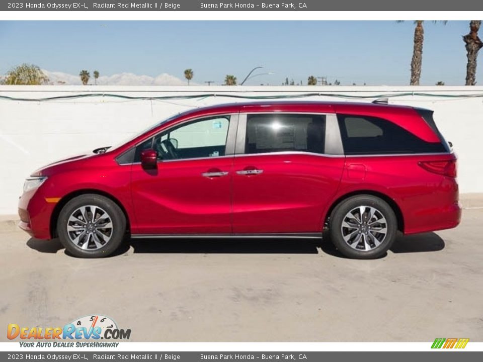 2023 Honda Odyssey EX-L Radiant Red Metallic II / Beige Photo #4