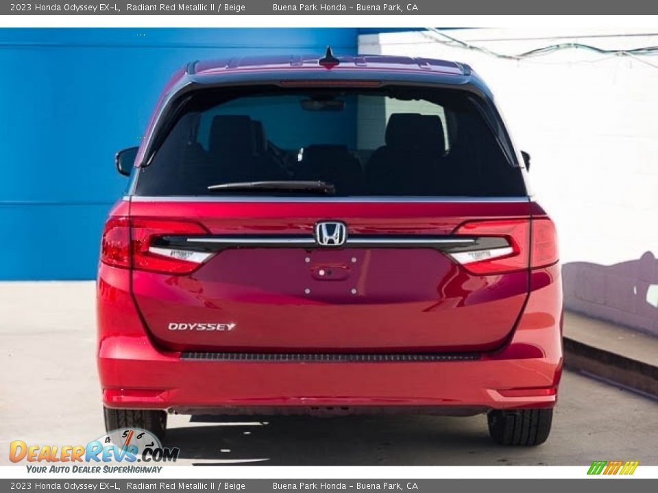2023 Honda Odyssey EX-L Radiant Red Metallic II / Beige Photo #5