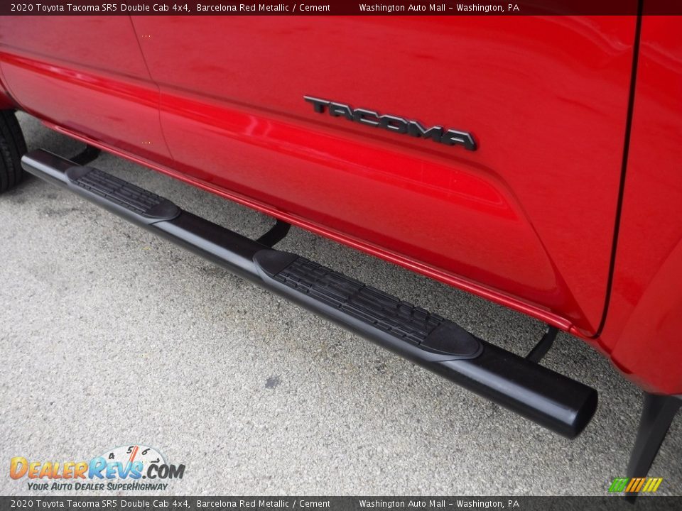 2020 Toyota Tacoma SR5 Double Cab 4x4 Barcelona Red Metallic / Cement Photo #10