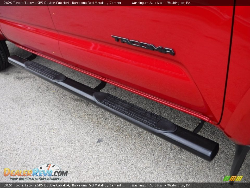 2020 Toyota Tacoma SR5 Double Cab 4x4 Barcelona Red Metallic / Cement Photo #10