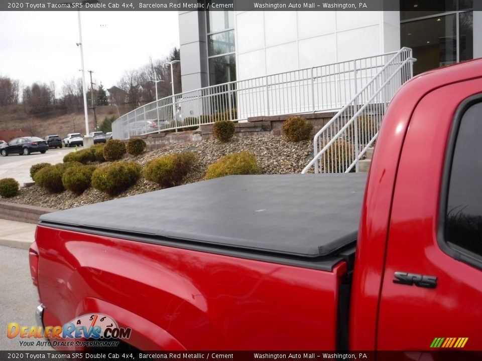 2020 Toyota Tacoma SR5 Double Cab 4x4 Barcelona Red Metallic / Cement Photo #11