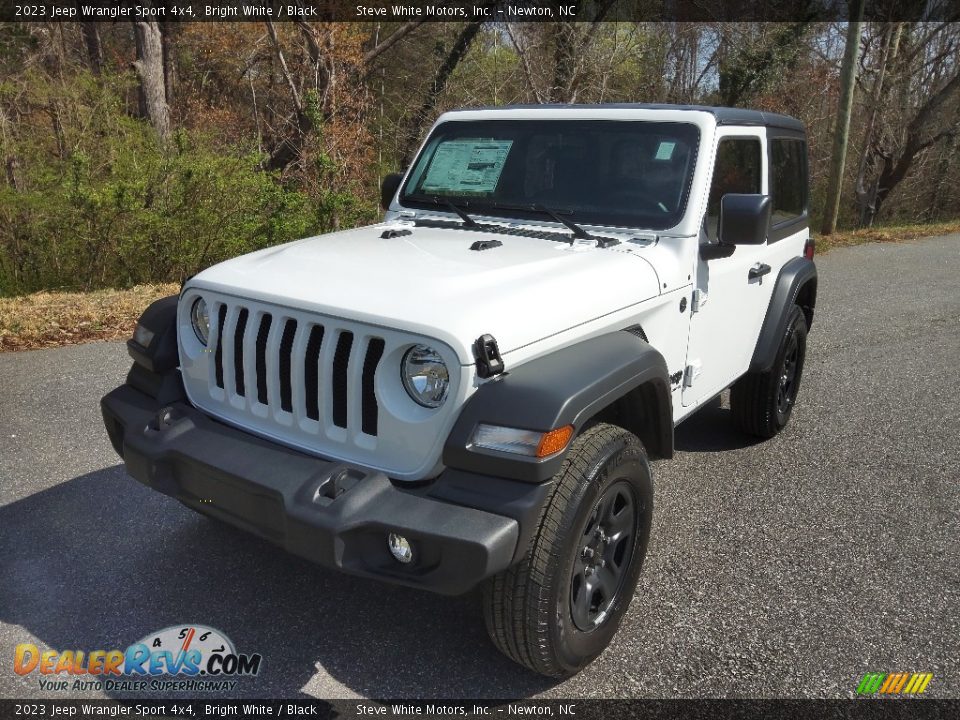 2023 Jeep Wrangler Sport 4x4 Bright White / Black Photo #3