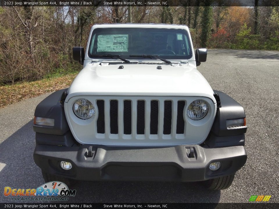 2023 Jeep Wrangler Sport 4x4 Bright White / Black Photo #4