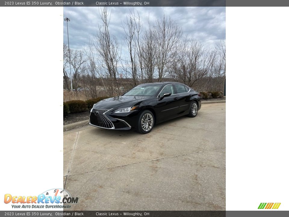 2023 Lexus ES 350 Luxury Obsidian / Black Photo #1