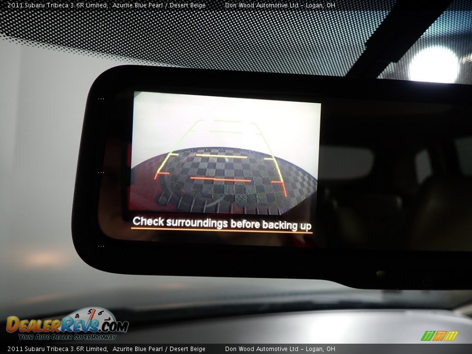 2011 Subaru Tribeca 3.6R Limited Azurite Blue Pearl / Desert Beige Photo #2