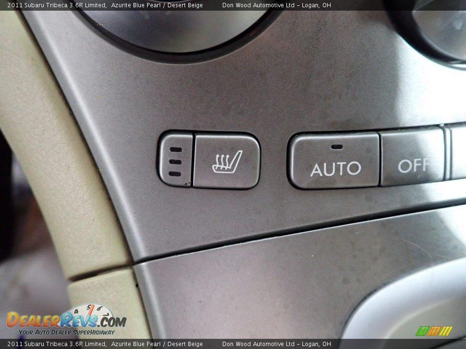 2011 Subaru Tribeca 3.6R Limited Azurite Blue Pearl / Desert Beige Photo #3