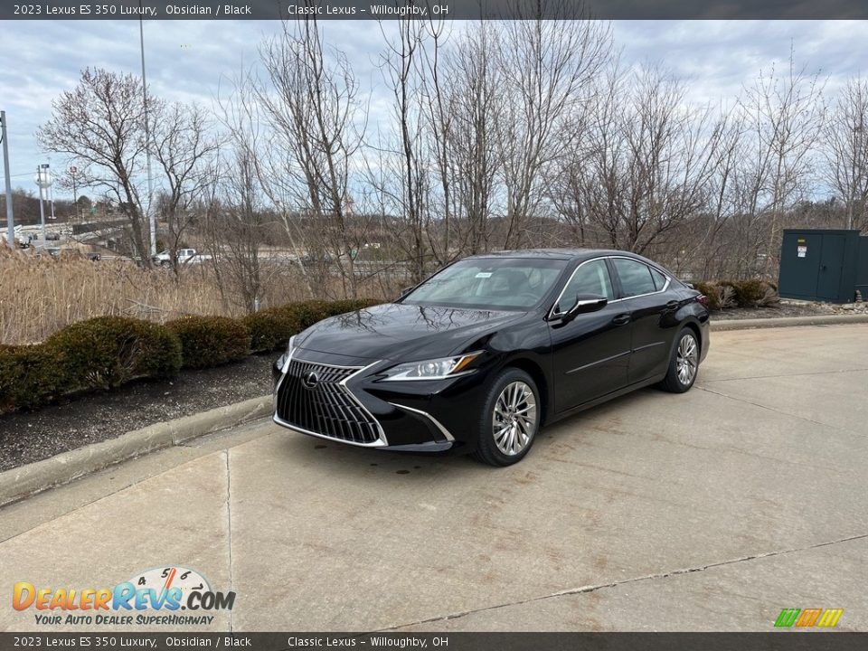 2023 Lexus ES 350 Luxury Obsidian / Black Photo #3