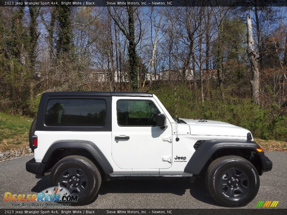 Bright White 2023 Jeep Wrangler Sport 4x4 Photo #6