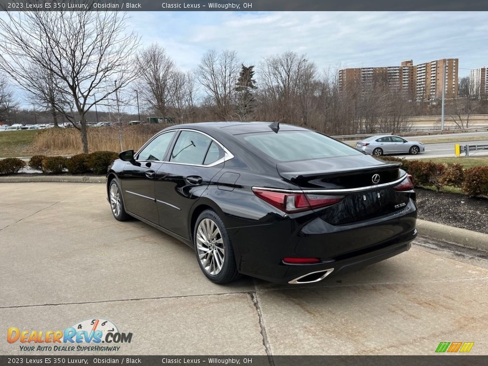 2023 Lexus ES 350 Luxury Obsidian / Black Photo #4