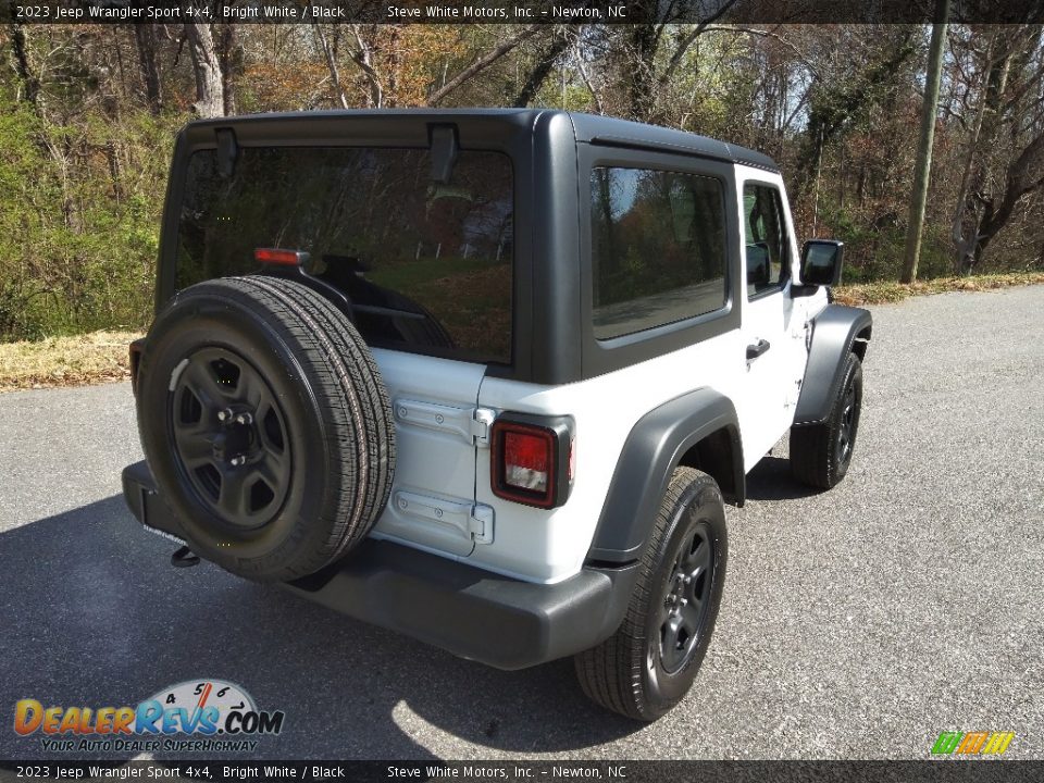 2023 Jeep Wrangler Sport 4x4 Bright White / Black Photo #7