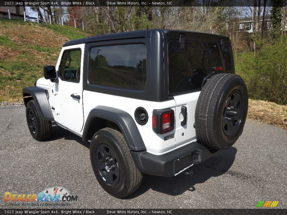 2023 Jeep Wrangler Sport 4x4 Bright White / Black Photo #9