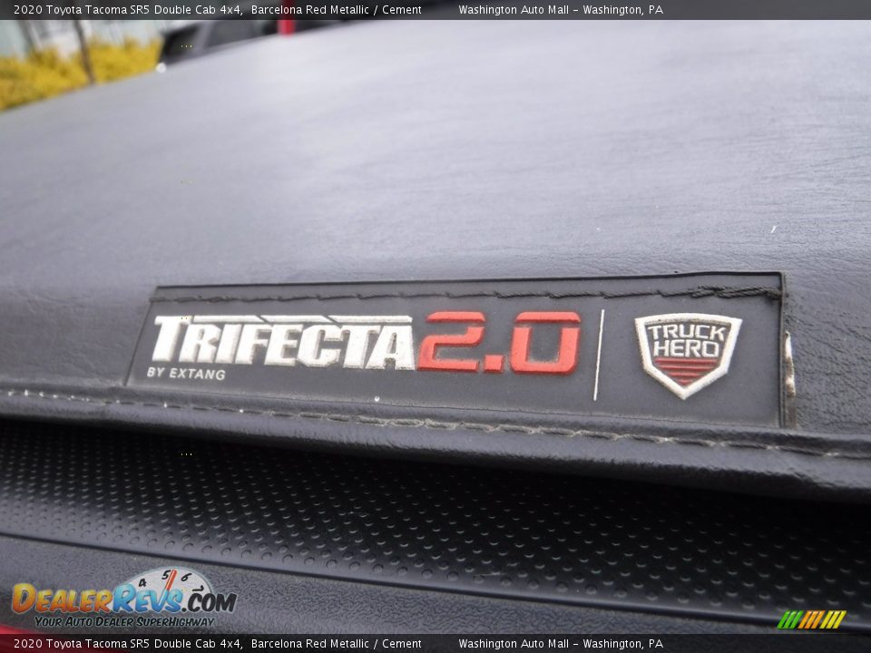 2020 Toyota Tacoma SR5 Double Cab 4x4 Barcelona Red Metallic / Cement Photo #21