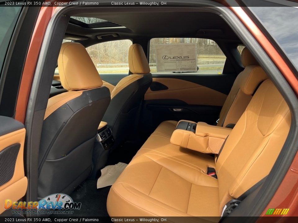 Rear Seat of 2023 Lexus RX 350 AWD Photo #4