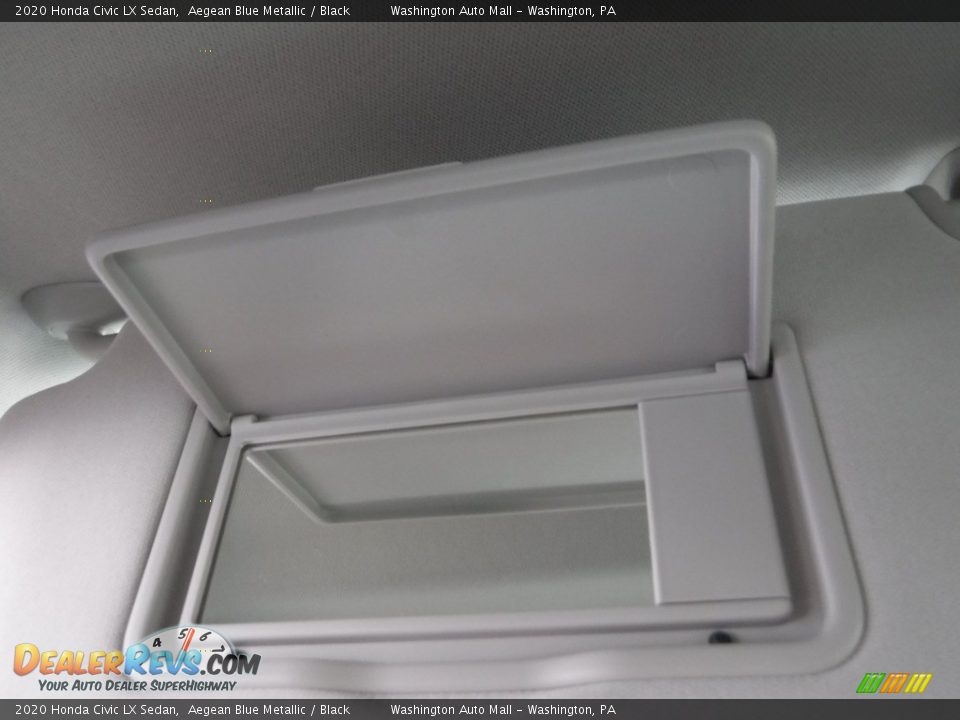2020 Honda Civic LX Sedan Aegean Blue Metallic / Black Photo #20