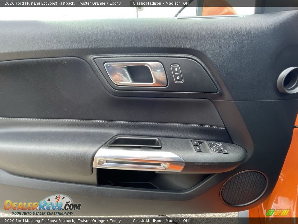 2020 Ford Mustang EcoBoost Fastback Twister Orange / Ebony Photo #8