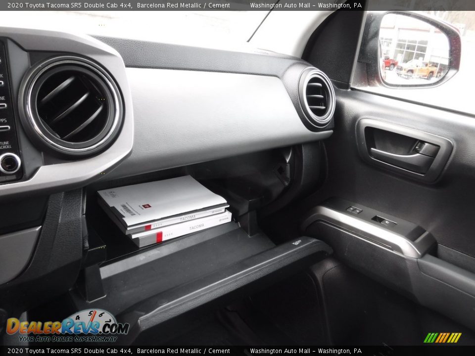 2020 Toyota Tacoma SR5 Double Cab 4x4 Barcelona Red Metallic / Cement Photo #32