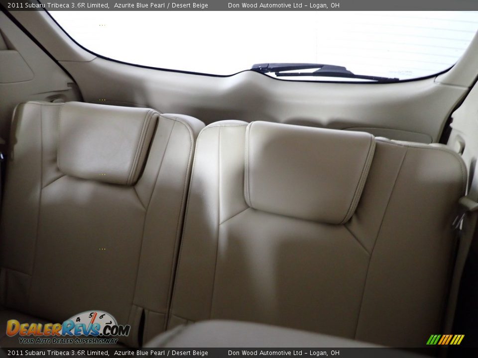 2011 Subaru Tribeca 3.6R Limited Azurite Blue Pearl / Desert Beige Photo #23