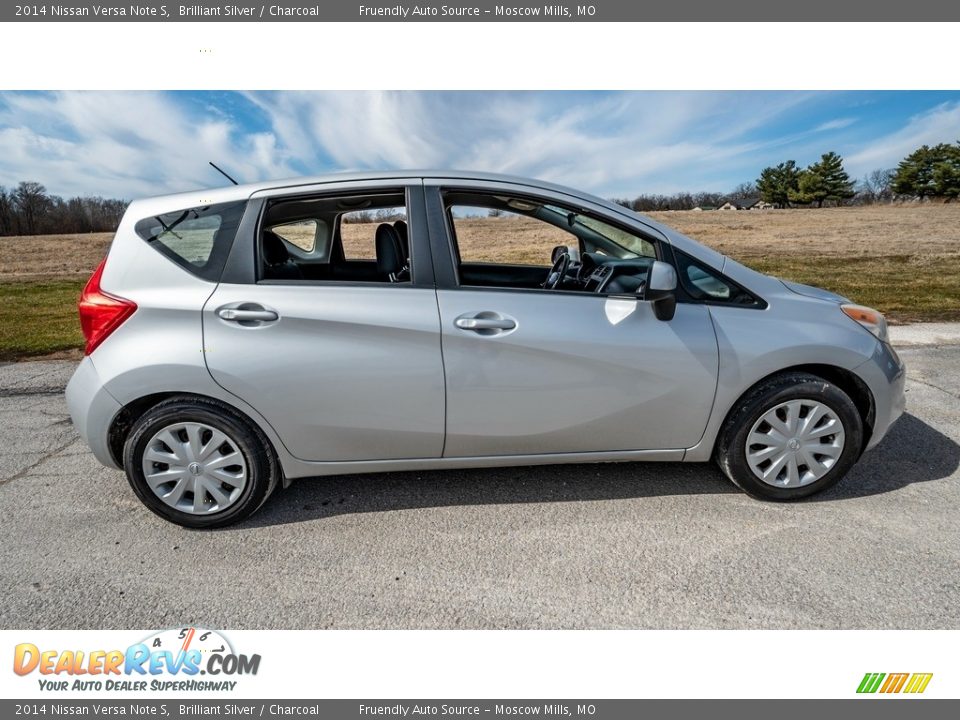 2014 Nissan Versa Note S Brilliant Silver / Charcoal Photo #3