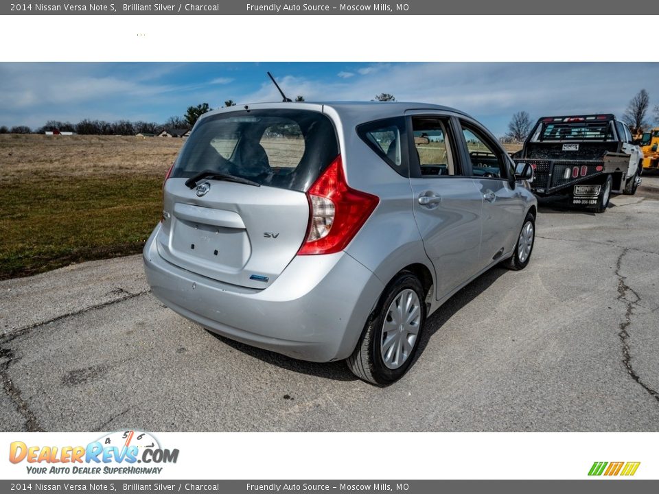 2014 Nissan Versa Note S Brilliant Silver / Charcoal Photo #4