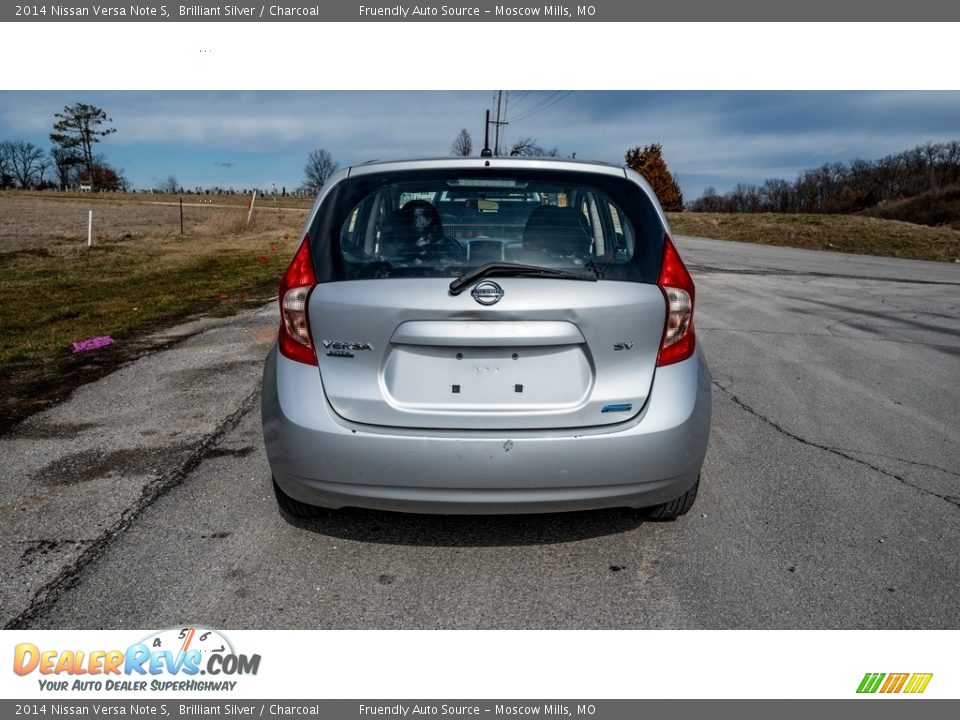 2014 Nissan Versa Note S Brilliant Silver / Charcoal Photo #5