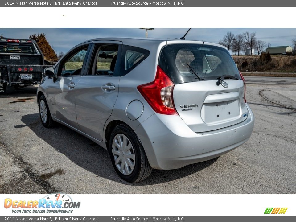 2014 Nissan Versa Note S Brilliant Silver / Charcoal Photo #6