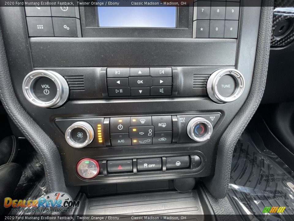 2020 Ford Mustang EcoBoost Fastback Twister Orange / Ebony Photo #13
