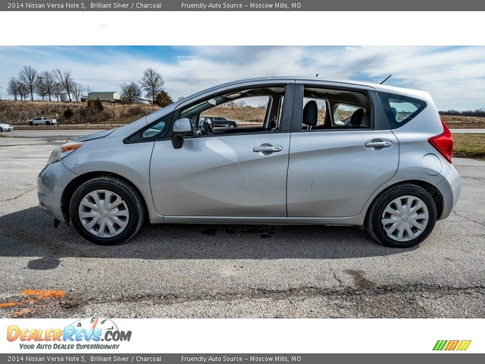 2014 Nissan Versa Note S Brilliant Silver / Charcoal Photo #7