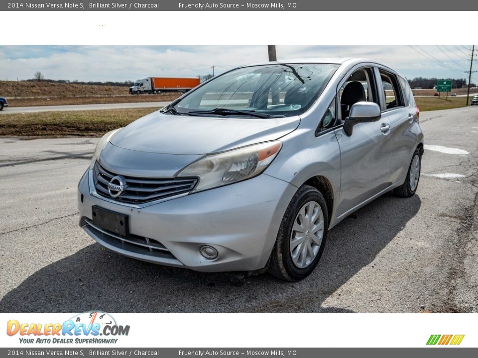 2014 Nissan Versa Note S Brilliant Silver / Charcoal Photo #8