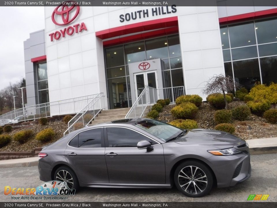 2020 Toyota Camry SE Predawn Gray Mica / Black Photo #2