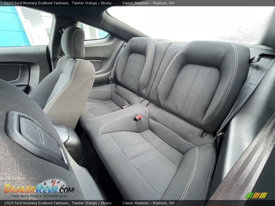 Rear Seat of 2020 Ford Mustang EcoBoost Fastback Photo #16