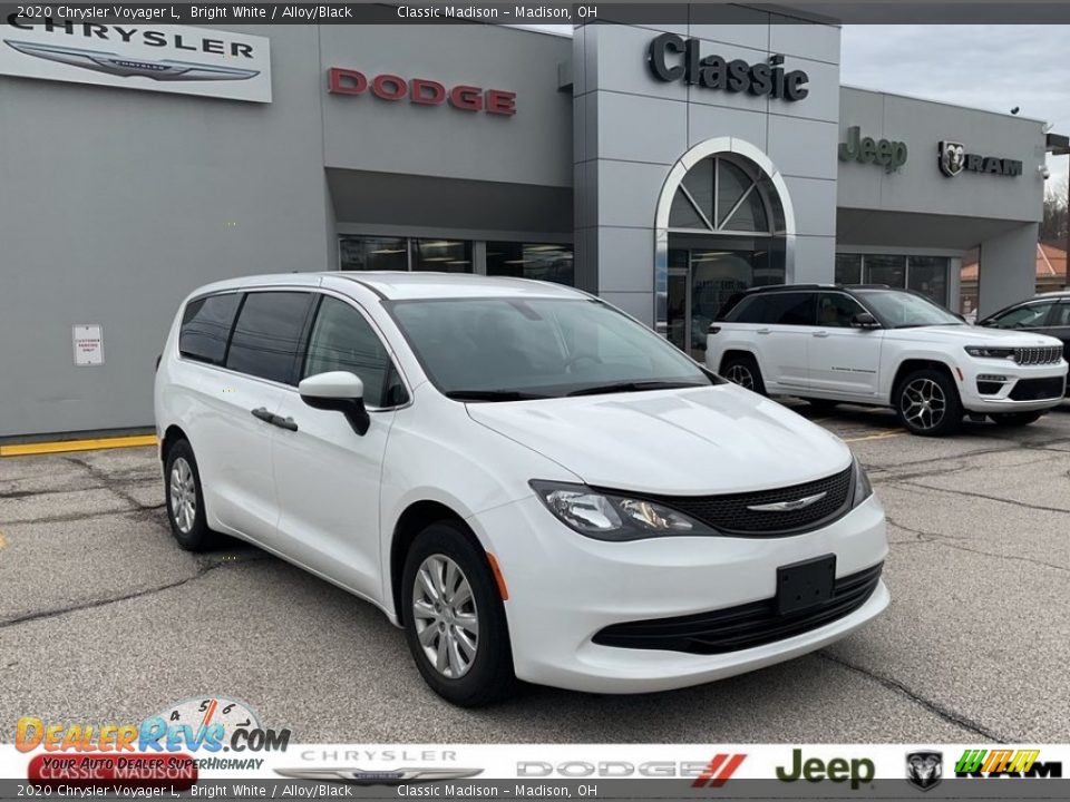 2020 Chrysler Voyager L Bright White / Alloy/Black Photo #1