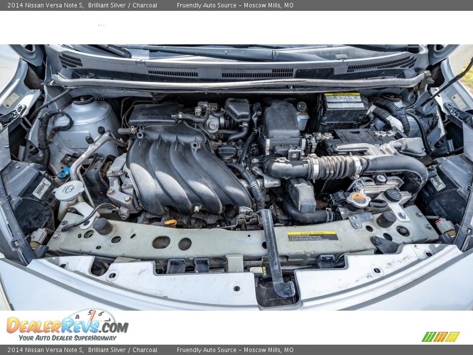 2014 Nissan Versa Note S Brilliant Silver / Charcoal Photo #16