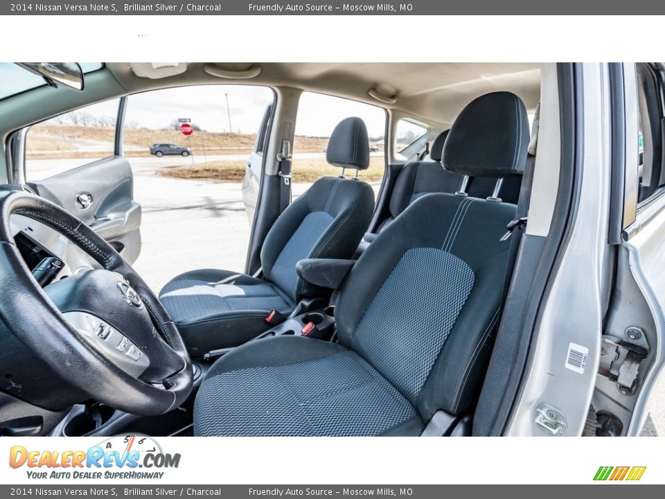 2014 Nissan Versa Note S Brilliant Silver / Charcoal Photo #17