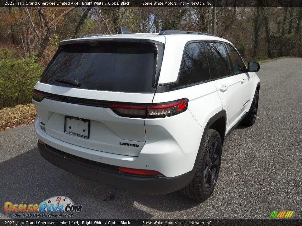 2023 Jeep Grand Cherokee Limited 4x4 Bright White / Global Black Photo #6