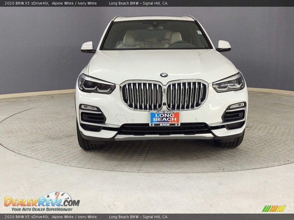 2020 BMW X5 sDrive40i Alpine White / Ivory White Photo #2