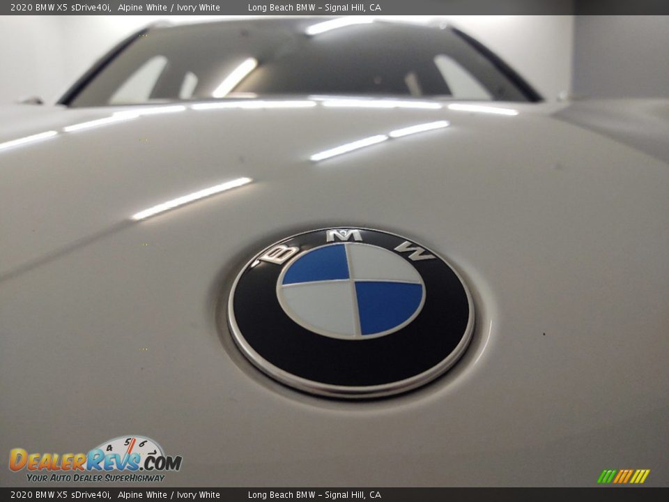 2020 BMW X5 sDrive40i Alpine White / Ivory White Photo #6