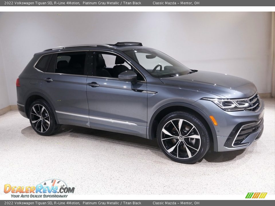 Platinum Gray Metallic 2022 Volkswagen Tiguan SEL R-Line 4Motion Photo #1
