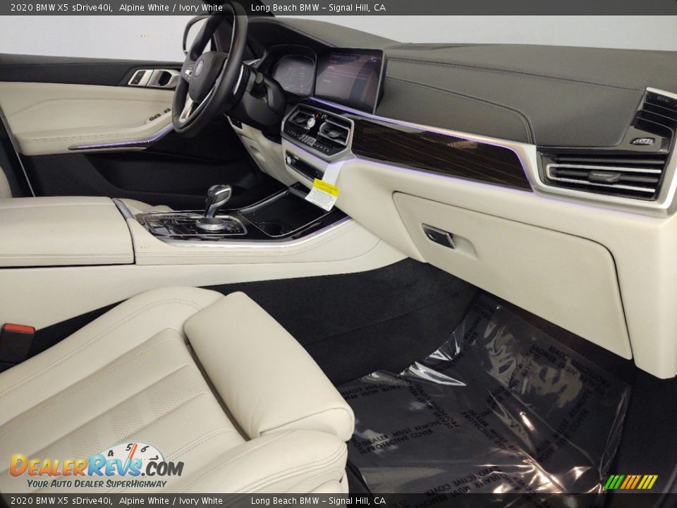 2020 BMW X5 sDrive40i Alpine White / Ivory White Photo #9