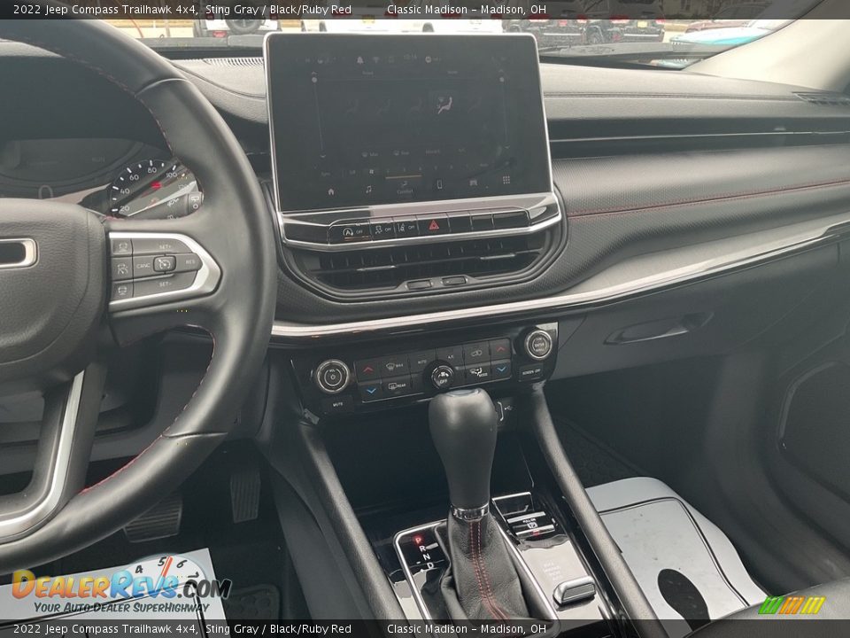 2022 Jeep Compass Trailhawk 4x4 Sting Gray / Black/Ruby Red Photo #6