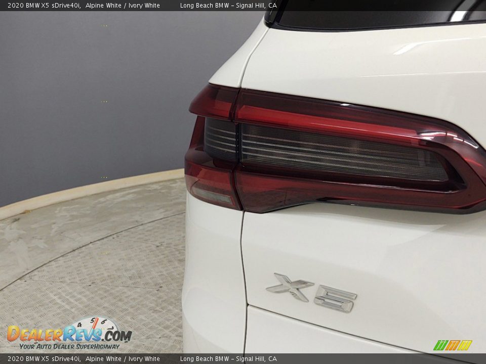2020 BMW X5 sDrive40i Alpine White / Ivory White Photo #12