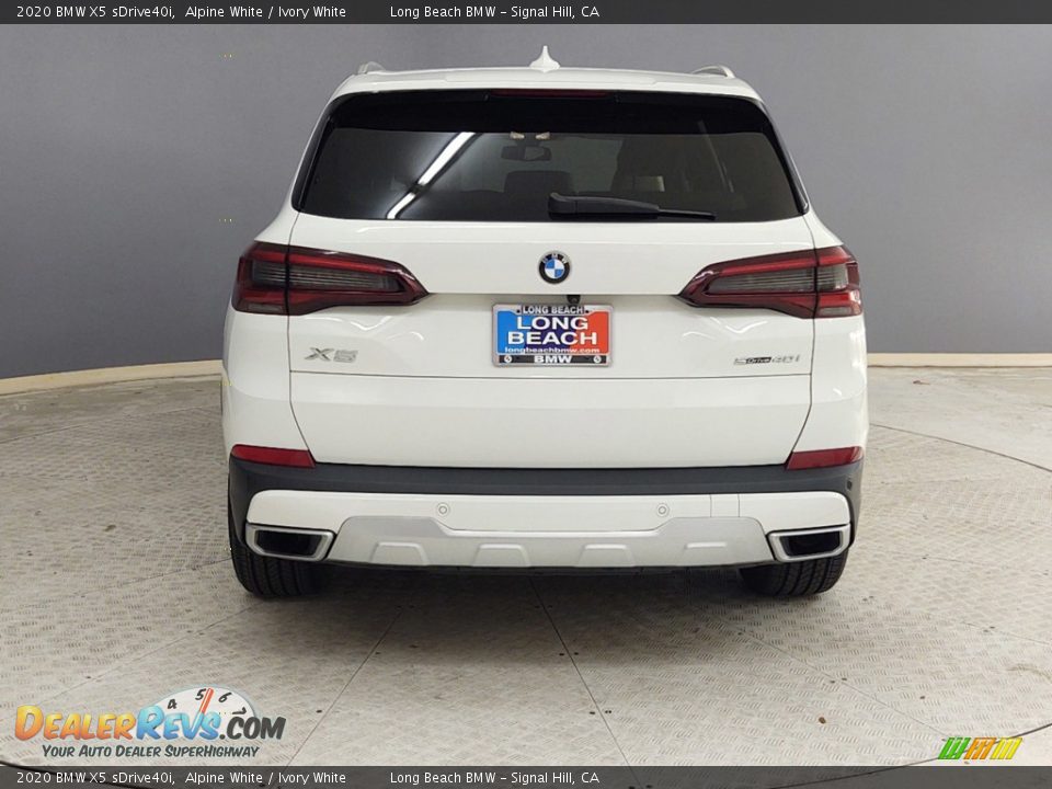 2020 BMW X5 sDrive40i Alpine White / Ivory White Photo #13