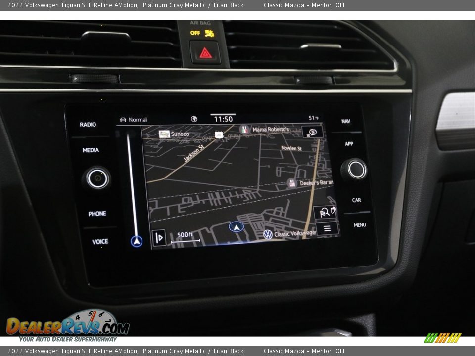 2022 Volkswagen Tiguan SEL R-Line 4Motion Platinum Gray Metallic / Titan Black Photo #12