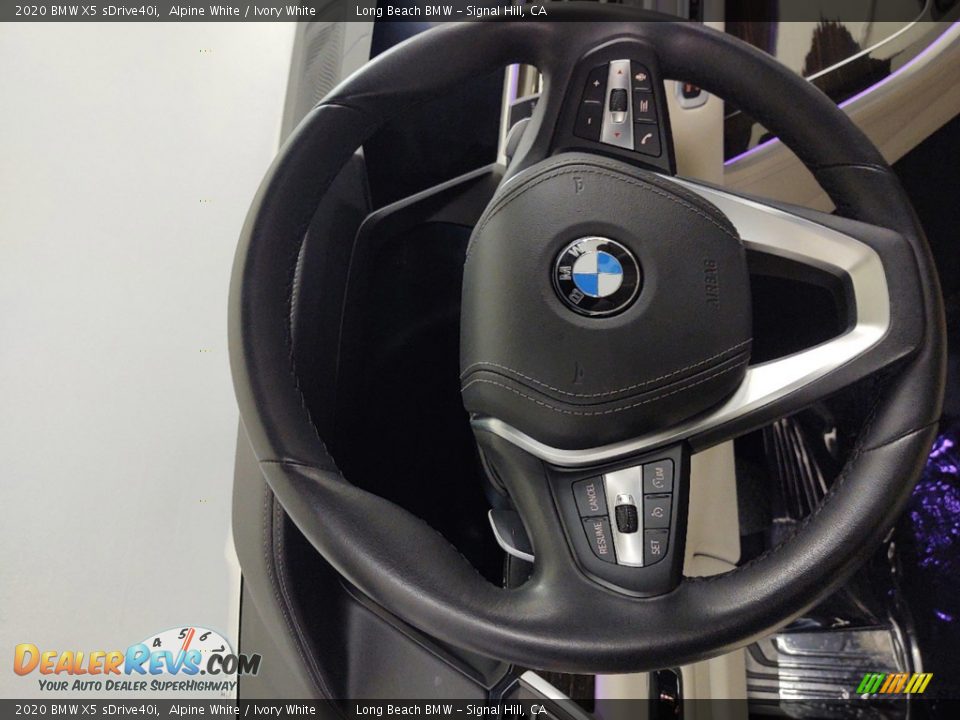 2020 BMW X5 sDrive40i Alpine White / Ivory White Photo #20