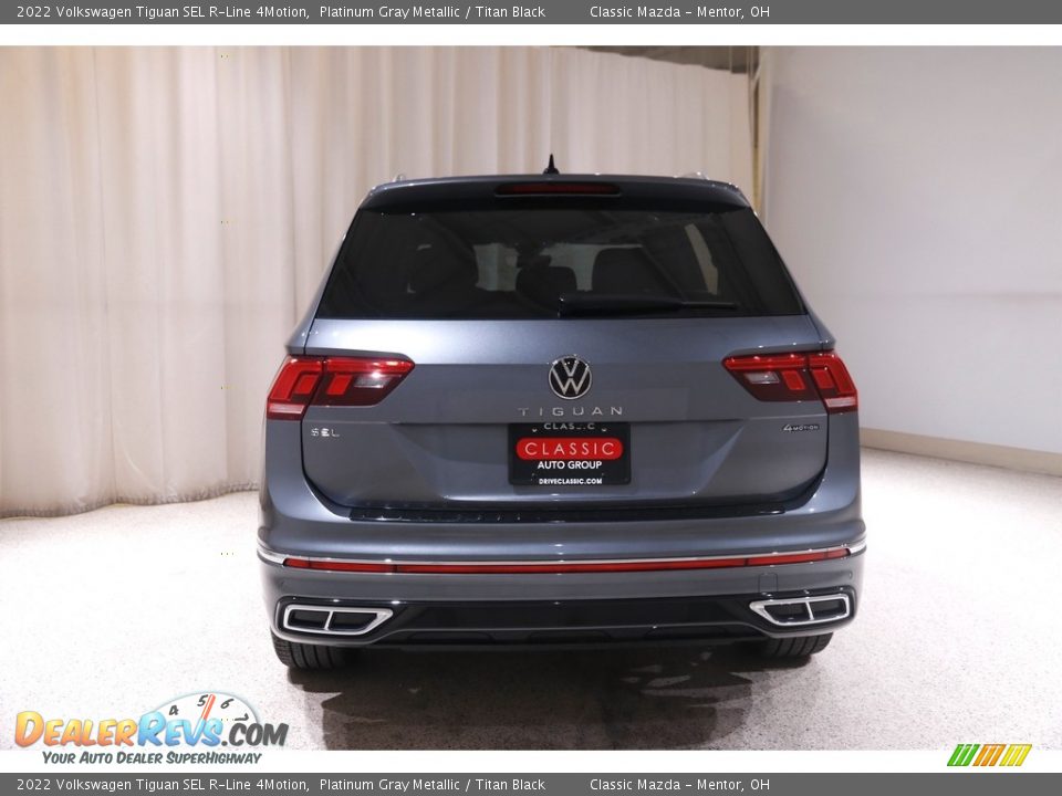 2022 Volkswagen Tiguan SEL R-Line 4Motion Platinum Gray Metallic / Titan Black Photo #19