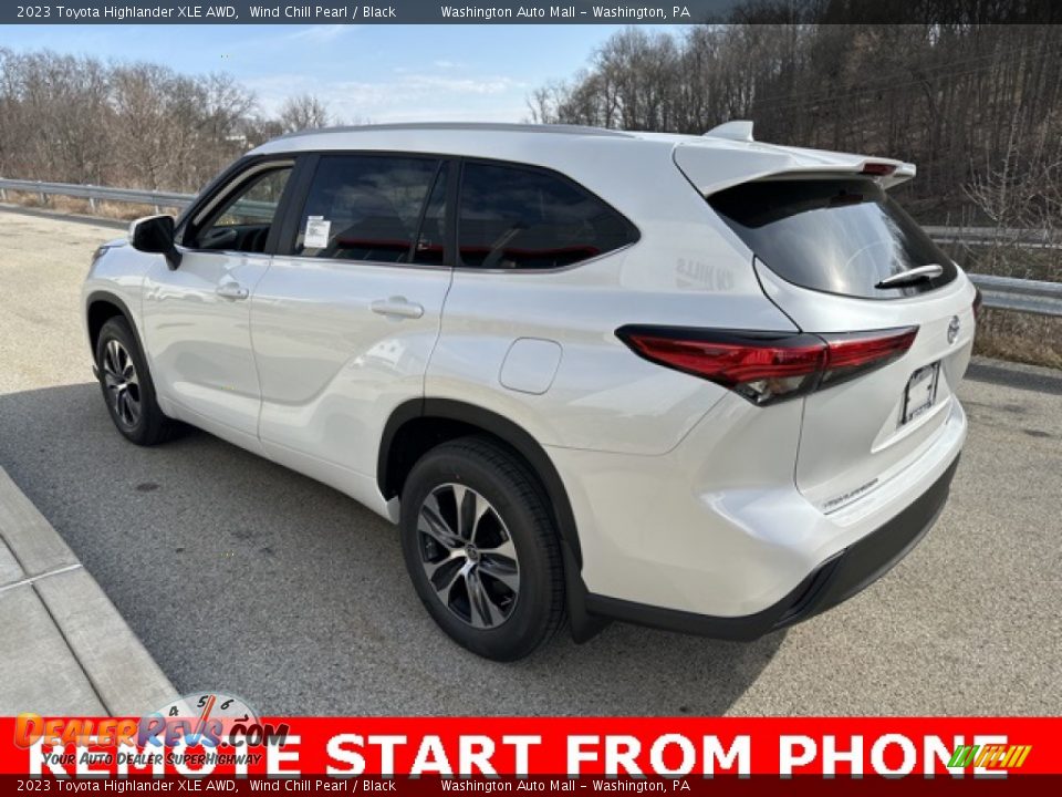 2023 Toyota Highlander XLE AWD Wind Chill Pearl / Black Photo #2